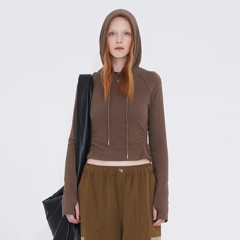 تي شيرت نسائي بأكمام طويلة ، بلوزات بعلامة فينا ، قمم برقبة مستديرة ، ملابس نسائية ، صيف ، WA096