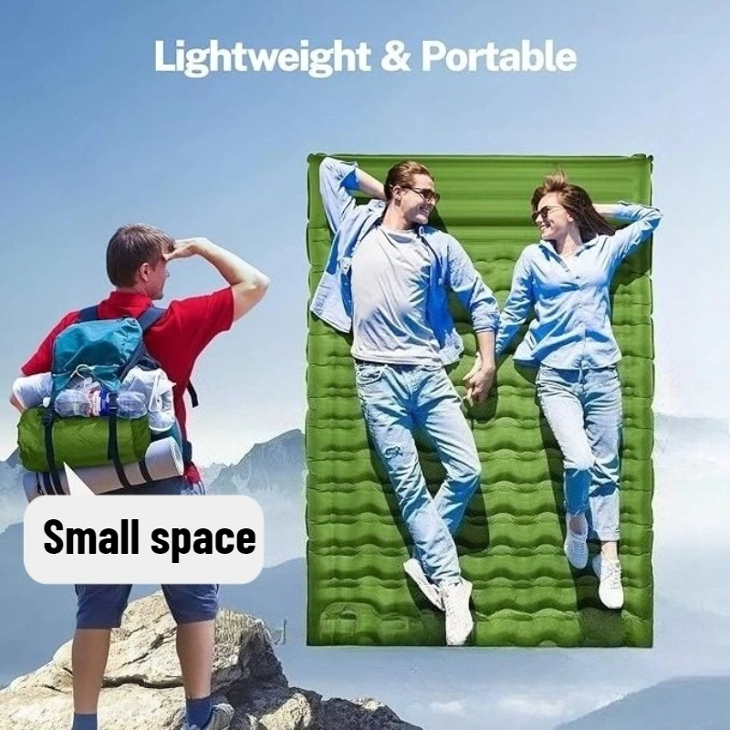 두꺼운 수면용 에어 매트리스 휴대용 점심시간 휴식용 편안한 에어 매트리스 야외 야영용품