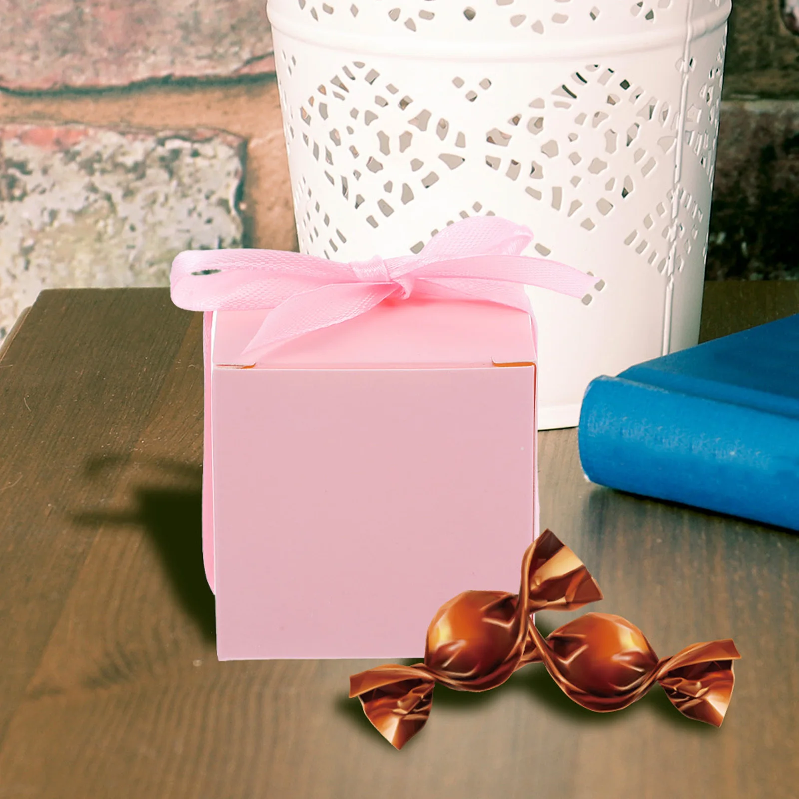 

50Set Multi-Function Candies Case for Valentine's Day Thanksgiving Wedding Theme Decor Chocolate Box Portable Chocolate Boxes