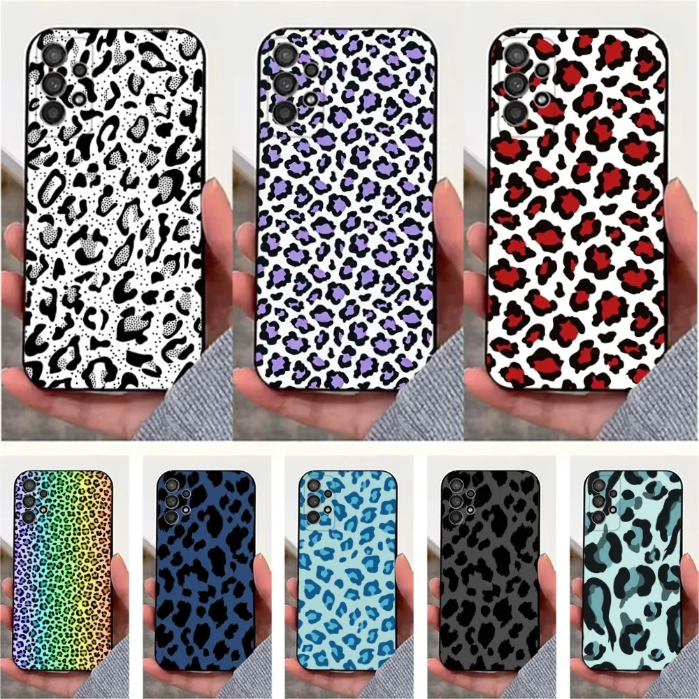 

Leopard grain Phone Case For Samsung S25,S24,S23,S22,S20,S21,S10,Ultra,Plus,Lite,FE,Soft Silicone Black Cover