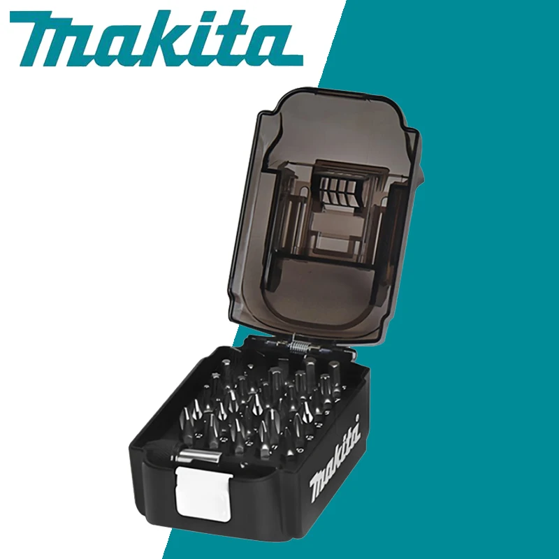 Makita B-69901 31pcs Screw Bit Set Battery Type Case Impact Type Bit Black Coating Prevents Rust Power Tool Accessories