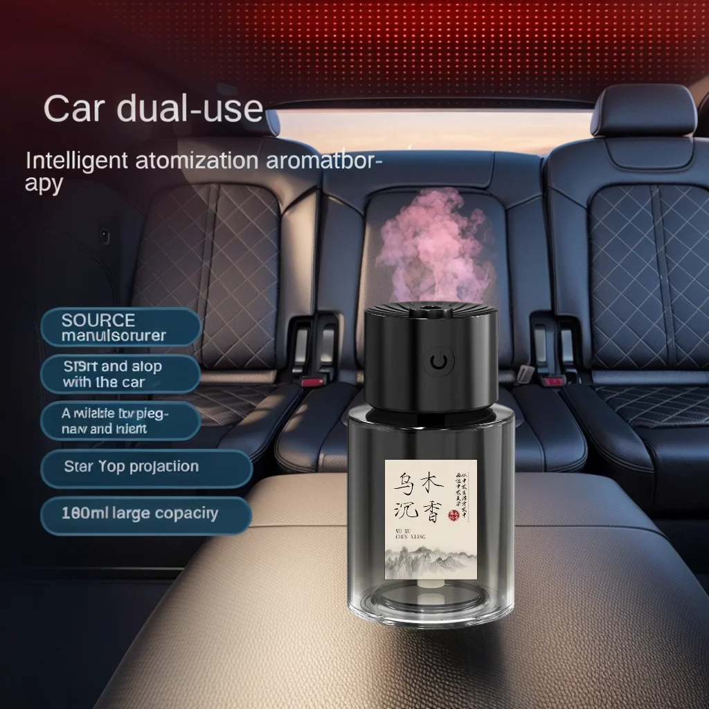2025 Automotive Intelligent Spray Aromatherapy Machine 140 ML Air Freshener Automotive Decoration Aromatherapy, Fresh Fragrance
