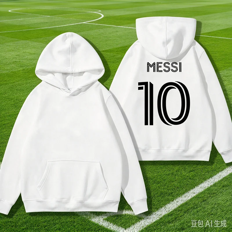 2026 New Family Matching Fashionable Casual Hooded Pullover 3D Printed Football Sports Shirt Unisex Warm Top
