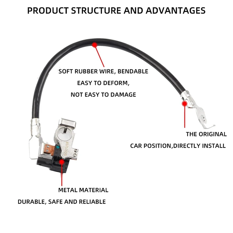 

Negative Battery Cable CV2Z-10C679-C For Focus Fiesta B-Max Escort 14-19 Battery Management System Sensor JD8T10C679AC Parts