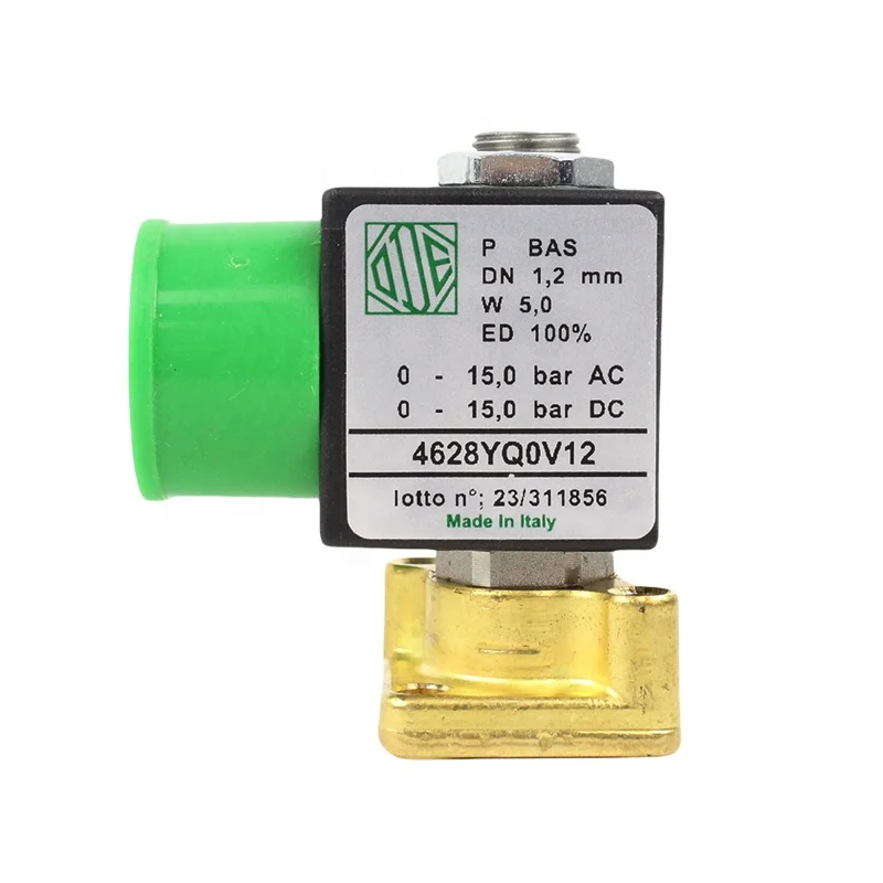 

Wholesale Italy ODE 4628YQ0V12 2WAY AC220V Brass DN1.2mm Solenoid Valves for Air Compressor