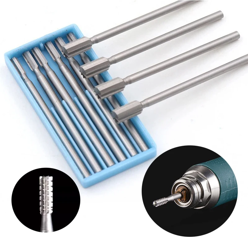 6 Pieces Tungsten Steel Setting Burs Set for Jewellery Wood Engraving High Speed Engraver Accessories Professional Jewelry Tools