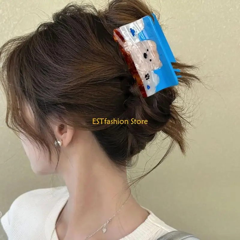 

Y5GC Modern Hair Claw Clip Acetate Hair Accessories Fashion Hair Decoration For Women