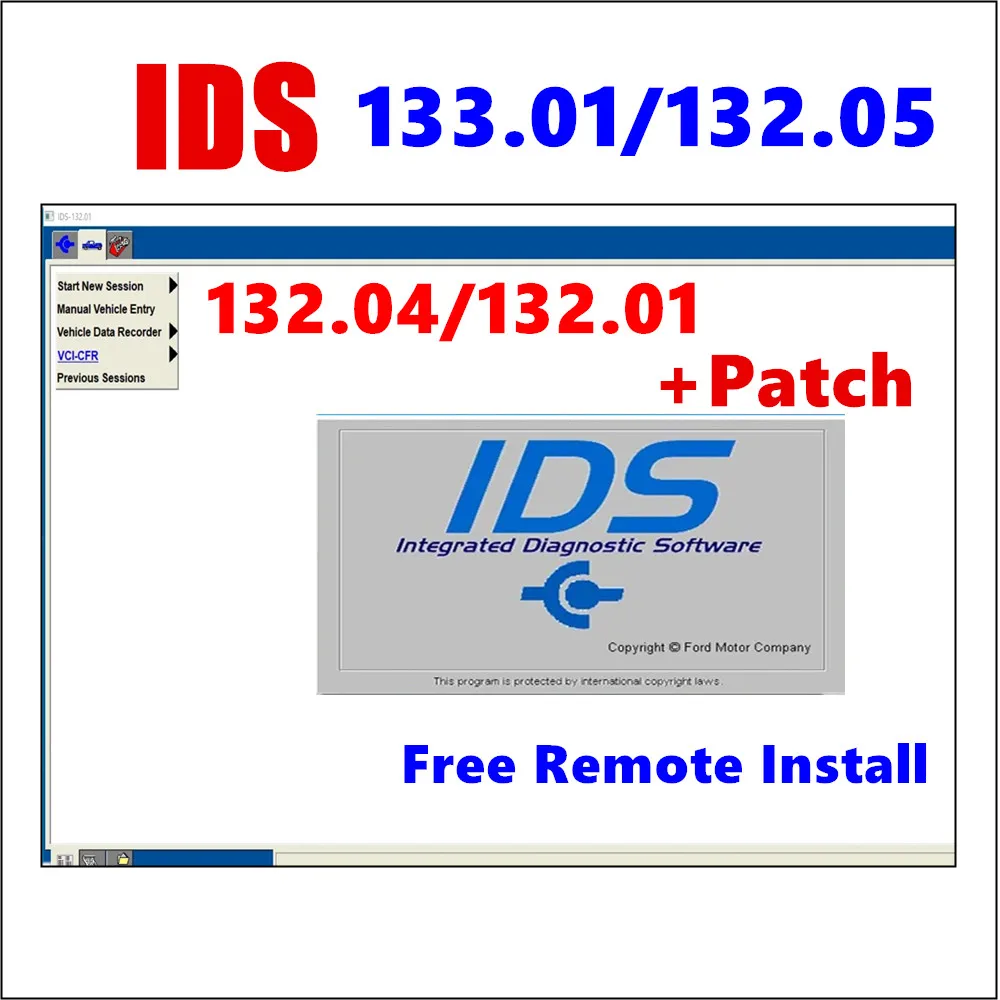 2026 New For For-d IDS V133 Offline IDS-V133 V132.05 132.04 132.01 For Ford VCM III OBD2 Scanner Diagnostic Tool Remote Install