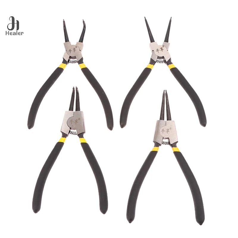 4pcs/set Multifunction Stripping Needle Pliers Long Nose Steel Cutting Clamping Pliers Tools Accessory