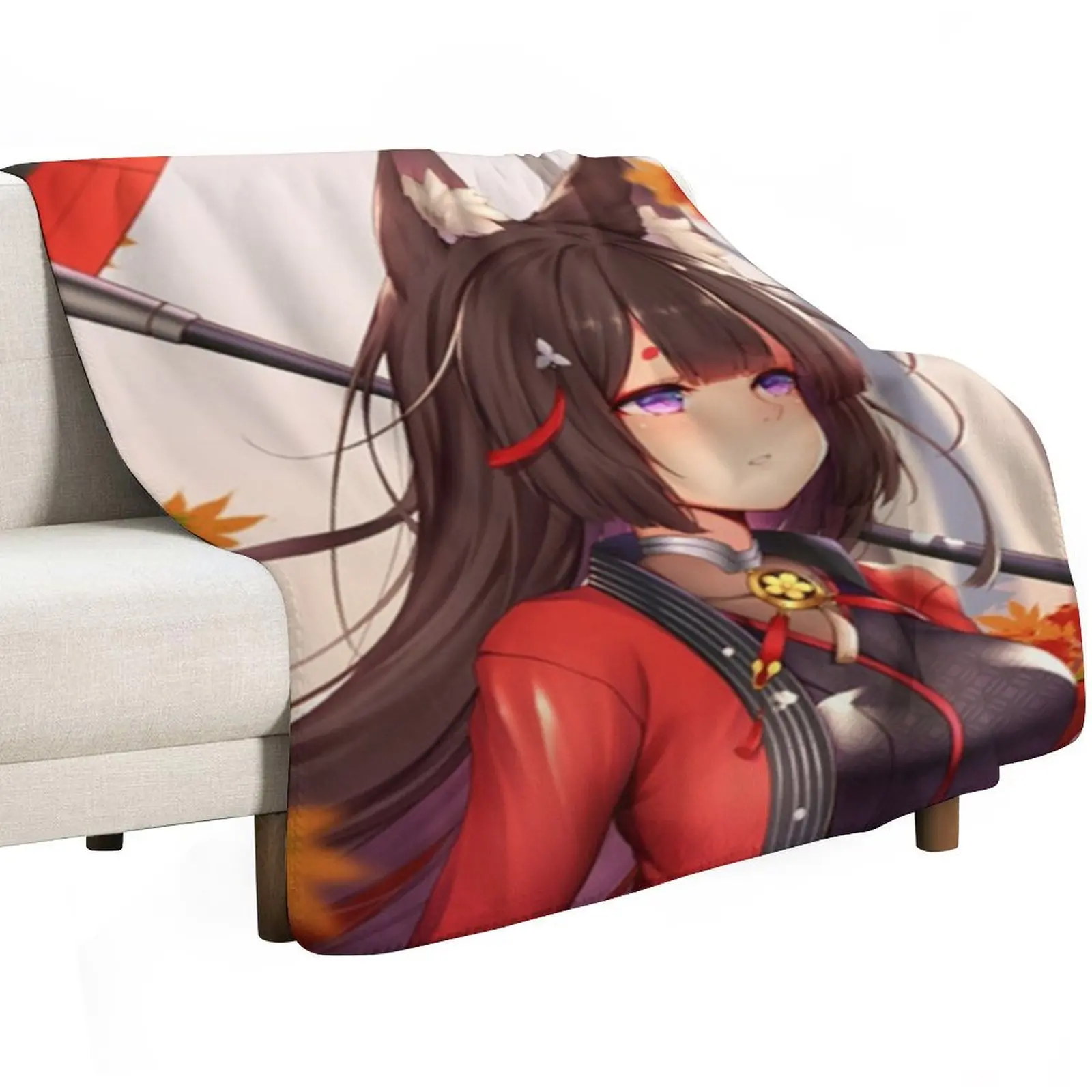 Azur Lane Amagi Throw Blanket Large For Baby Sofas Kid'S Soft Beds Bed Fashionable Blankets