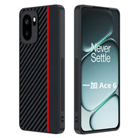 Case For OnePlus Ace 6 Ace6 Shockproof Carbon Fiber Pattern Back Cover Camera Lens Protective