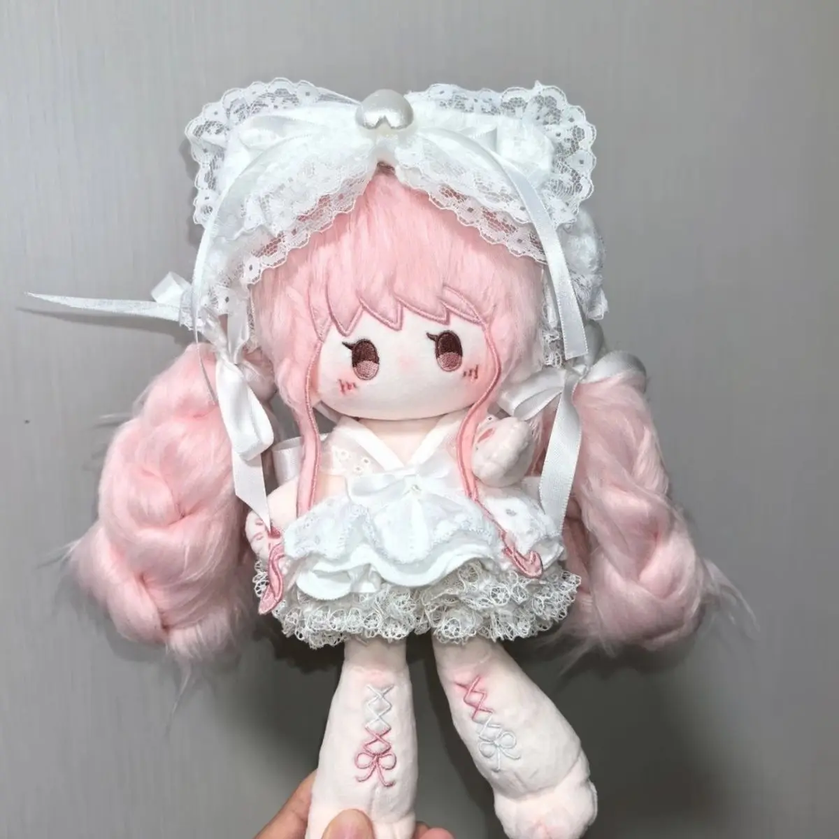 20cm Infinity Nikki Plush Doll Cute Pink Nikki Cosplay Dress-up Cotton Doll Toys Children's Fans Adults Birthday New Year Gifts