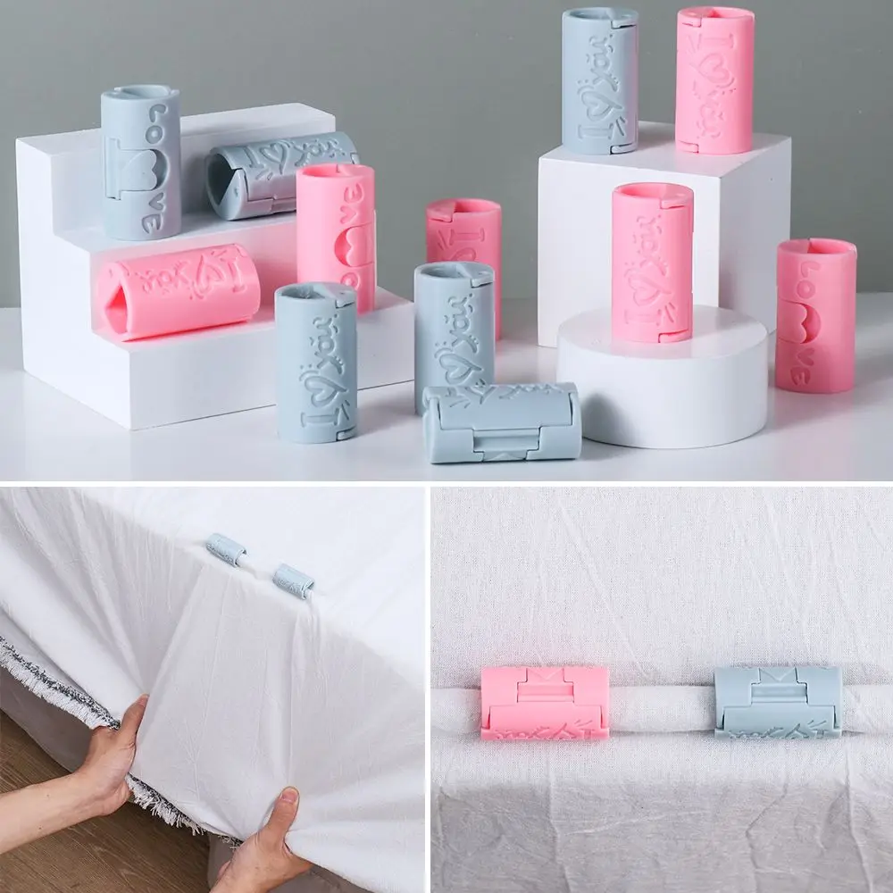 6PCS Invisible Mattress Buckle Clamp Quilt Bed Cover Sheet Holder Bed Pegs Sheet Clips
