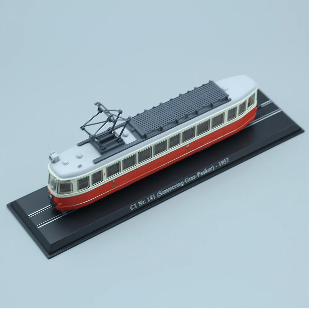 1:87 Scale Germany TW4 Herbrand/A EGG Tram Light Rail Train Simulation Model Collectible Boy Toy Gift Display Ornaments