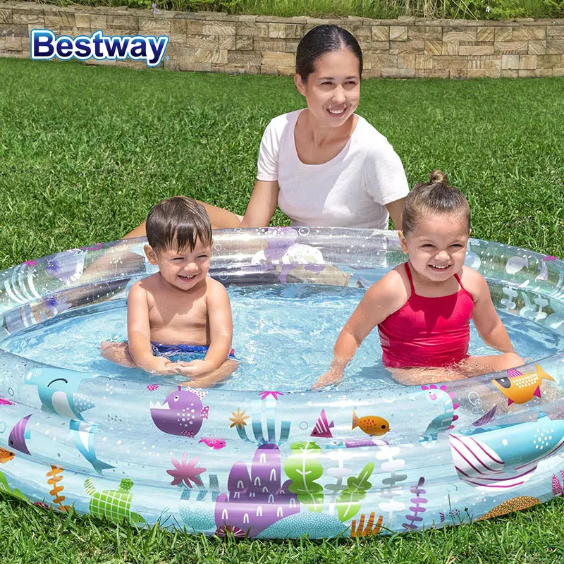 

Надувной детский игровой бассейн Bestway 51004/51005, 2 размера, 1 упаковка, разноцветный, для семейного отдыха, сезонное развлечение, для игр и плавания
