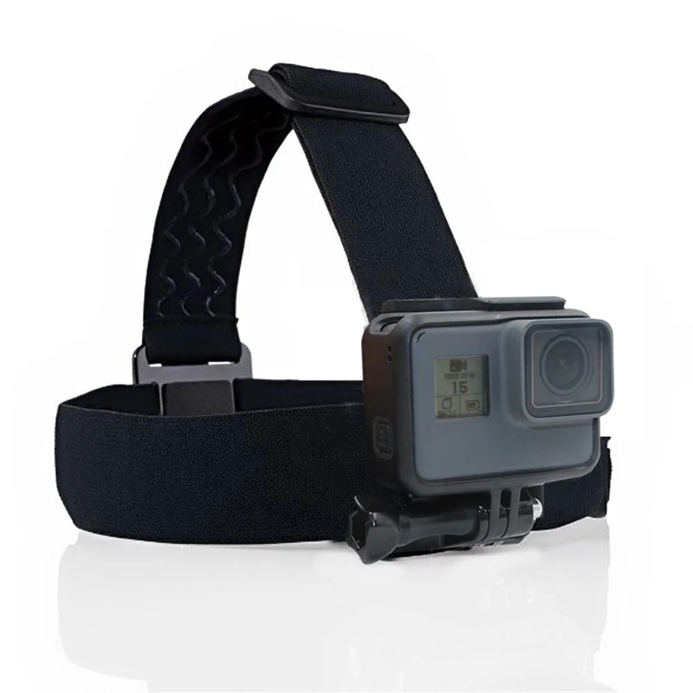 Head Strap Mount untuk GoPro Hero 7 Hero 6 5 4 3 2 SJCAM Head Strap Belt Strip Headband Action Camera Sport Accessories