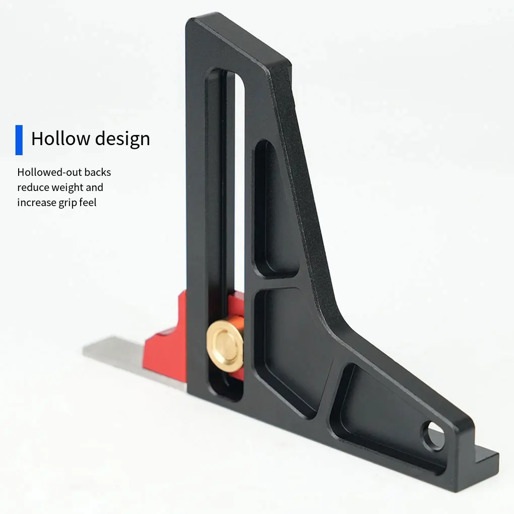 Adjustable Ruler Saw Table Gauge Hollow Depth Measuring Instrument Laser Scale Dual Scale External Altimeter