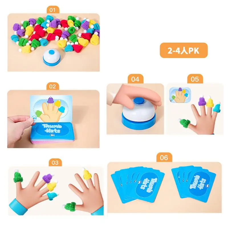 Matching Game Color Sorting Small Beanie Board Game For Kids Educational Toys Matching Board Game For Enhance Hand-Eye