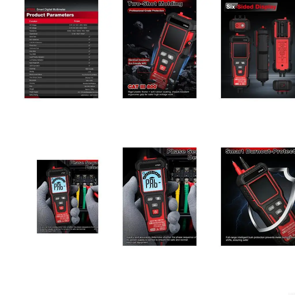 62KD Reliable Multimeter For Monitoring Current trail And Resistance