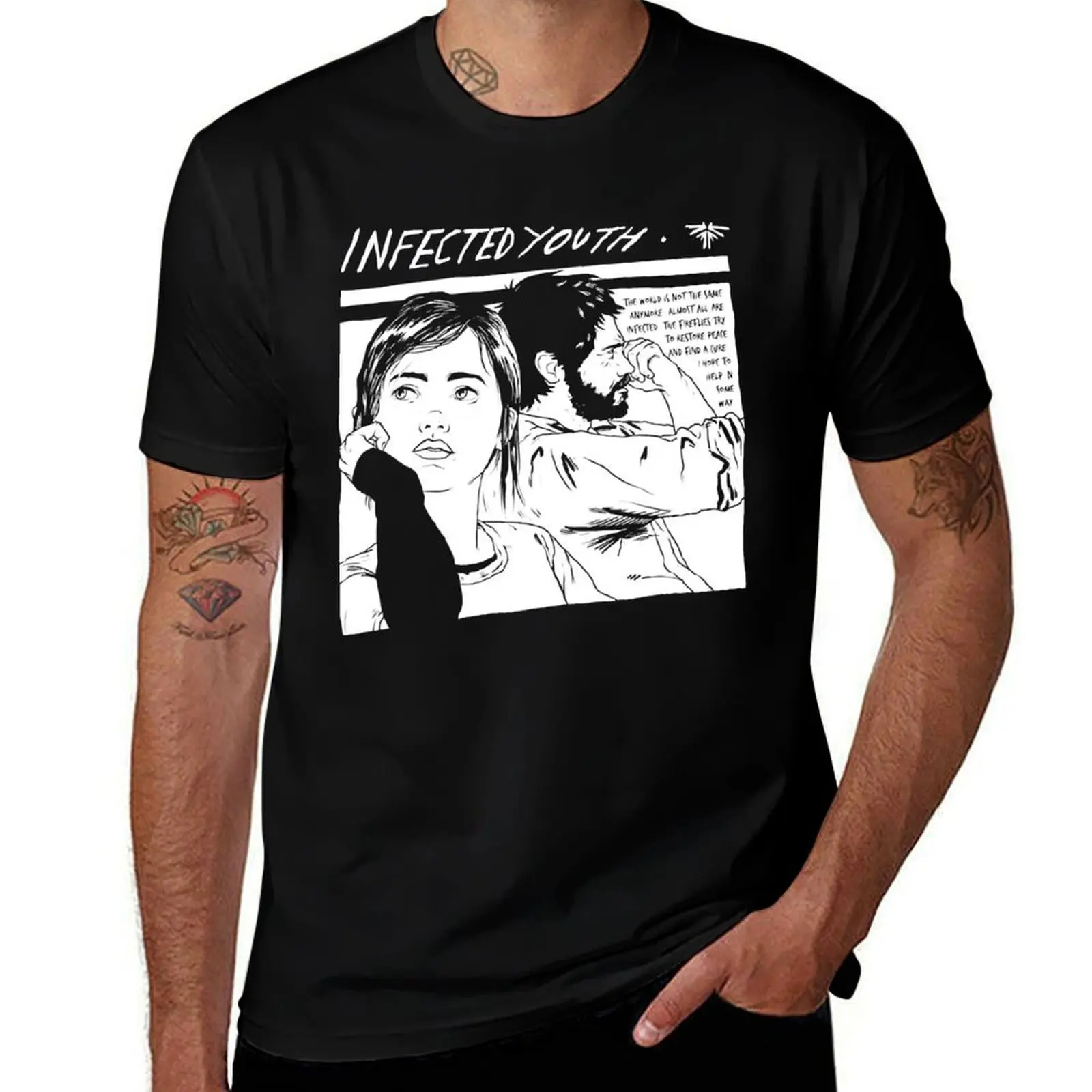 Infected Youth T-Shirt Casual Streetwear Short Sleeve Tee