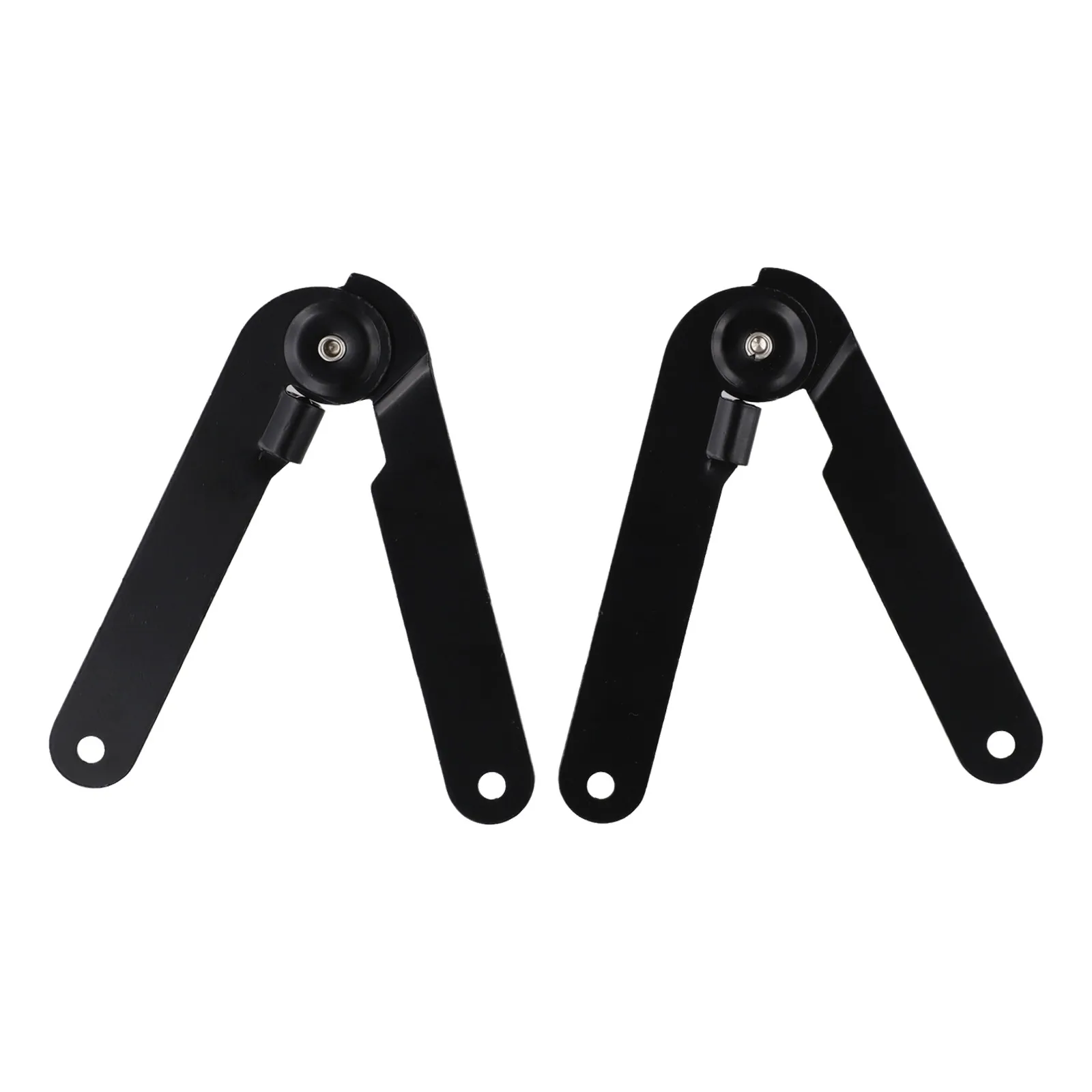 2 Pack of Iron Cabinet Hinges for Folding Mechanisms Suitable for Attic Hatches with Reliable Support Features