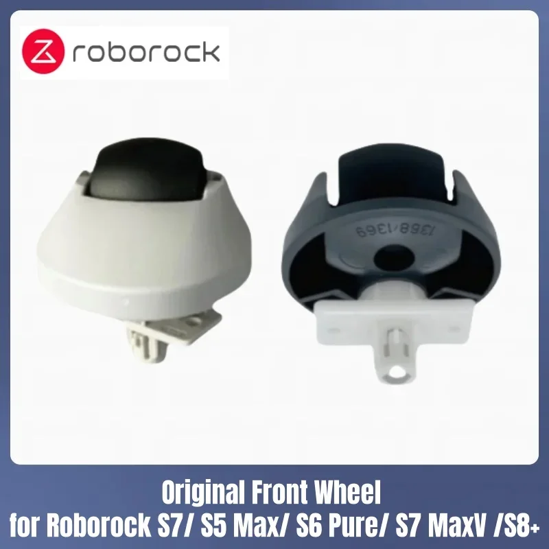 Rueda delantera Original para Roborock S7/ S5 Max/ S6 Pure/ S7 MaxV /S8 + piezas de Robot aspirador rueda giratoria