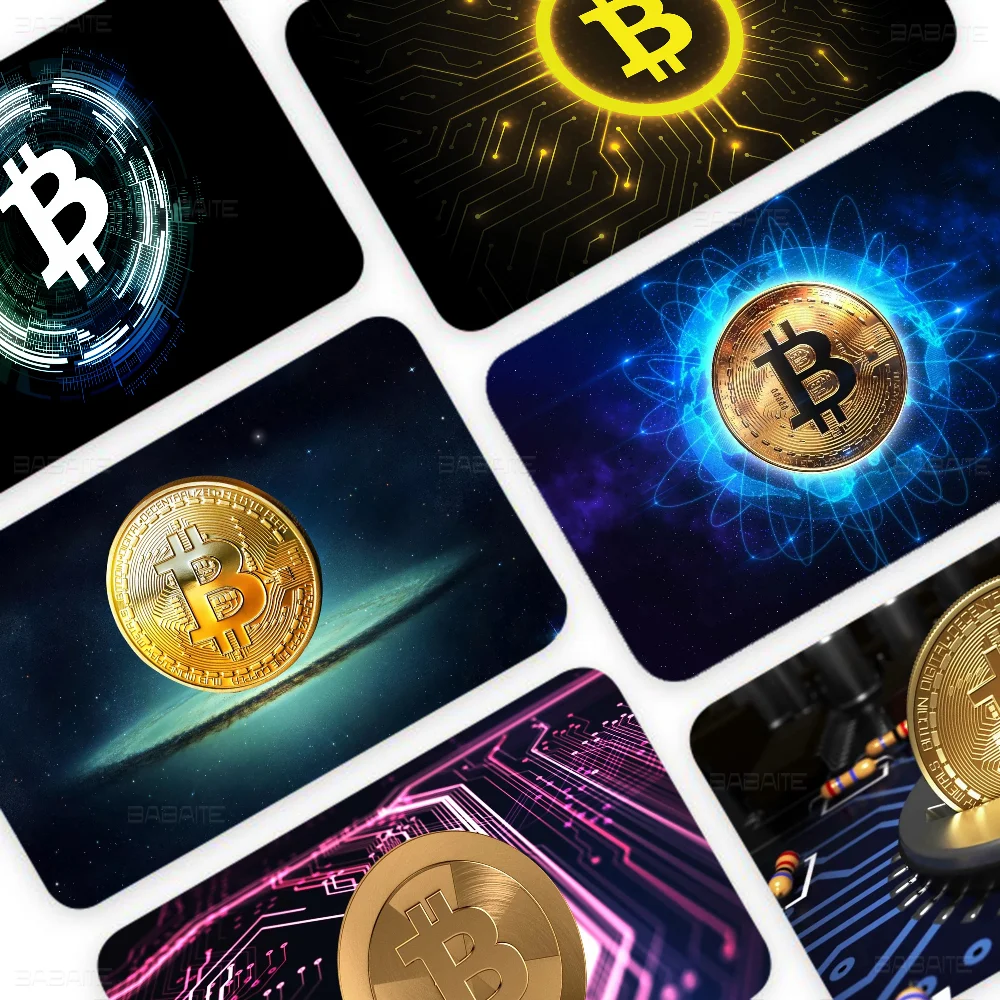 Bitcoin Anime Spend Or Save Funny Shell On Off Ultra Thin No Fade Sticker Skin Cover Film For Debit Credit Card