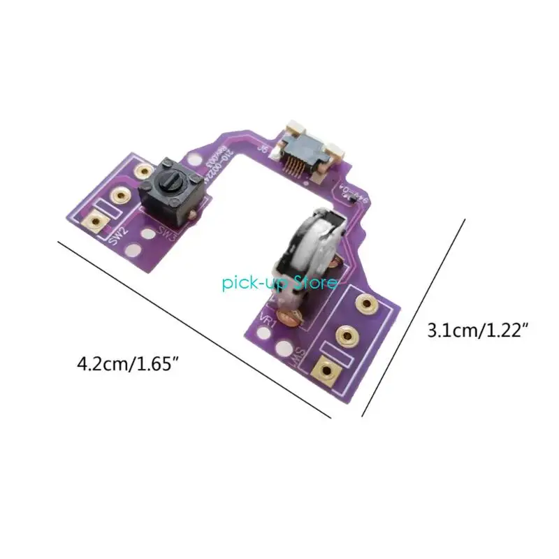 Q5WA PCB -bord -knopbord voor GPX WeldingFree voor GPROX Superlight Mouse Hot Swap met Silver Mouse Encoders