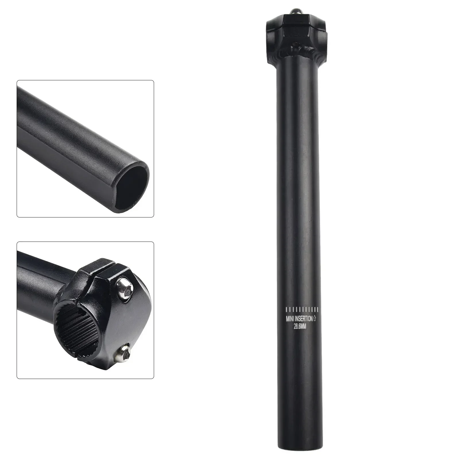 Handlebar Stem Bike Steam 28.6mm 25.2mm 300mm Accessories Aluminum Alloy Bicycle Bike Cycling Fixed Gear Folding