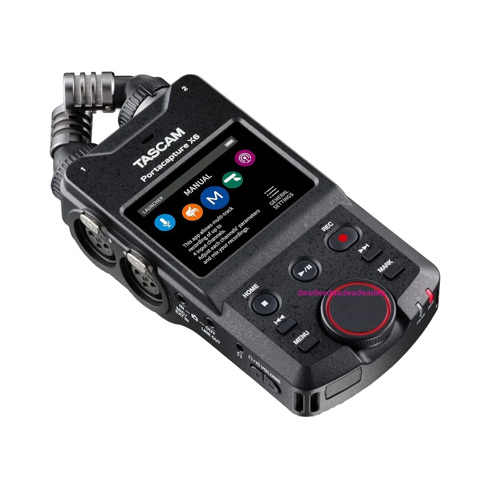 

ASCAM Portacapture X6 32-Bit Float Portable Digital Voice Recorder for Video Music Podcast with WAV Format Option