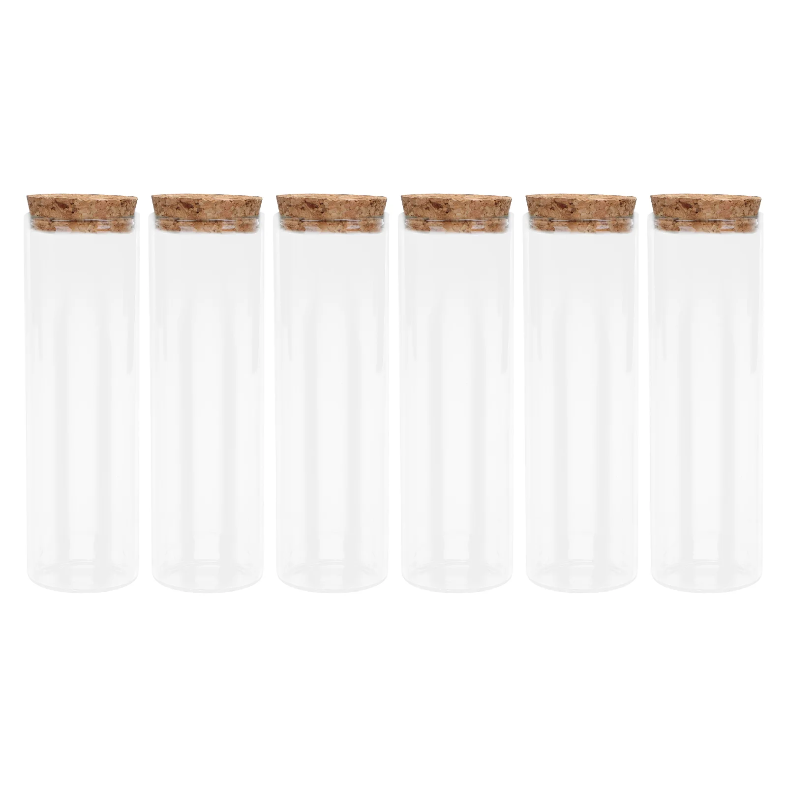 Cork Glass Bottle Mini Flower Powder Storage Tube Liquid Containers Tubes with Stoppers Wish Bottles Reagent Candy Jar