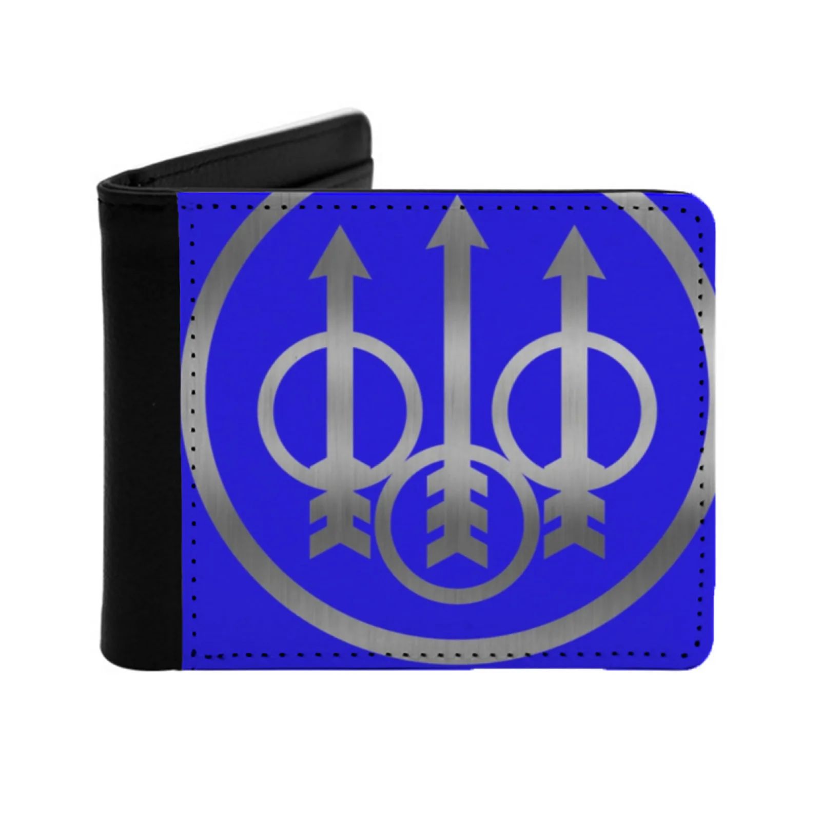 Essential T Shirt Leather Men Wallets Credit Card Holder Purse Black Wallet Essential Personalized Print Vintage Multifunction