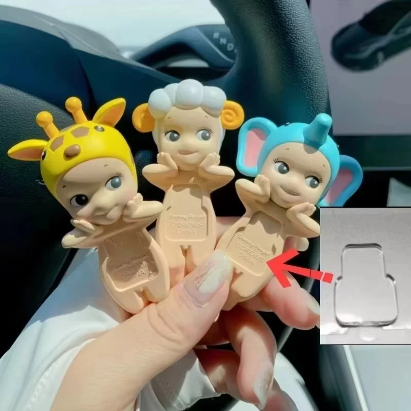 kawaii Sonny Angel Same Nano Adhesive Model Doll Ornament Nano Double Sided Tape Transparent High Viscosity Strong Fixed Patch