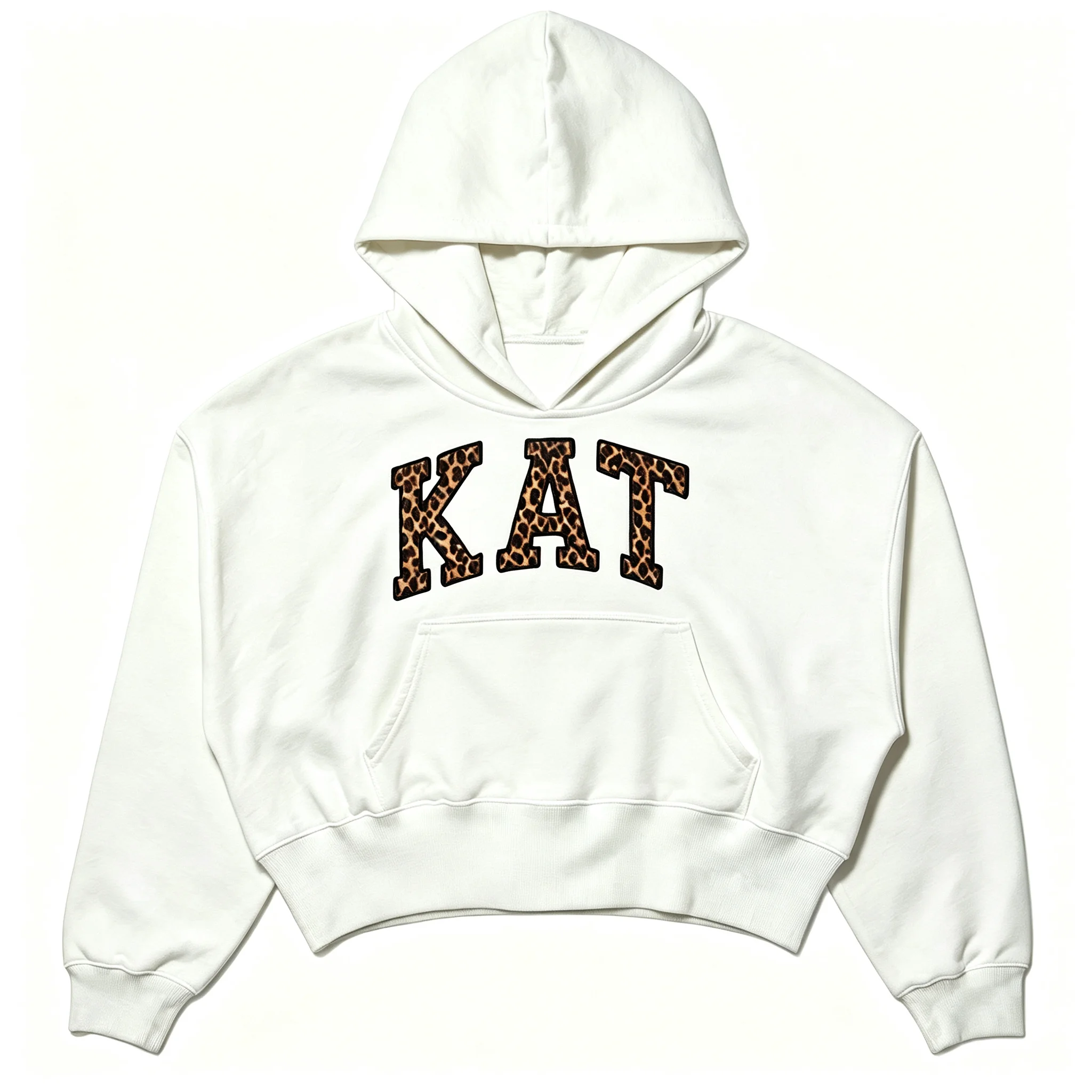 2026 Neuer KATSEYE Hoodie mit doppelseitigem Print für Herren und Damen, Konzert-Merch-Outfit, Fan-Streetwear, Kapuzenpullover mit Leopardenmuster und Schriftzug – Detail 8