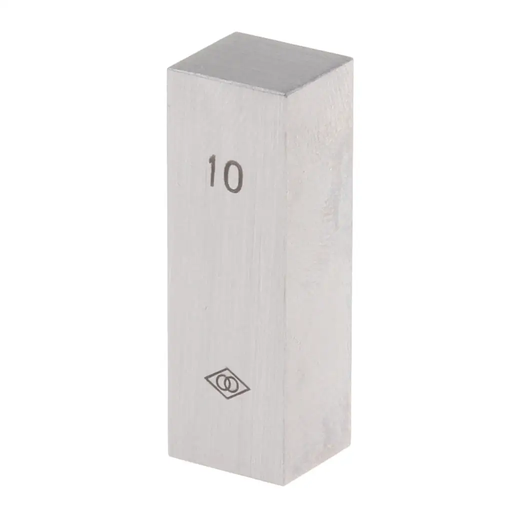 Square Precision Gauge Block High Chrome Steel Etched Number Inspection Tool for Machinist Calibration