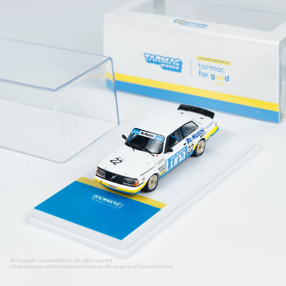 Tarmac Works 1:64 240 Turbo ETCC Zolder 1984 Winner  Model car