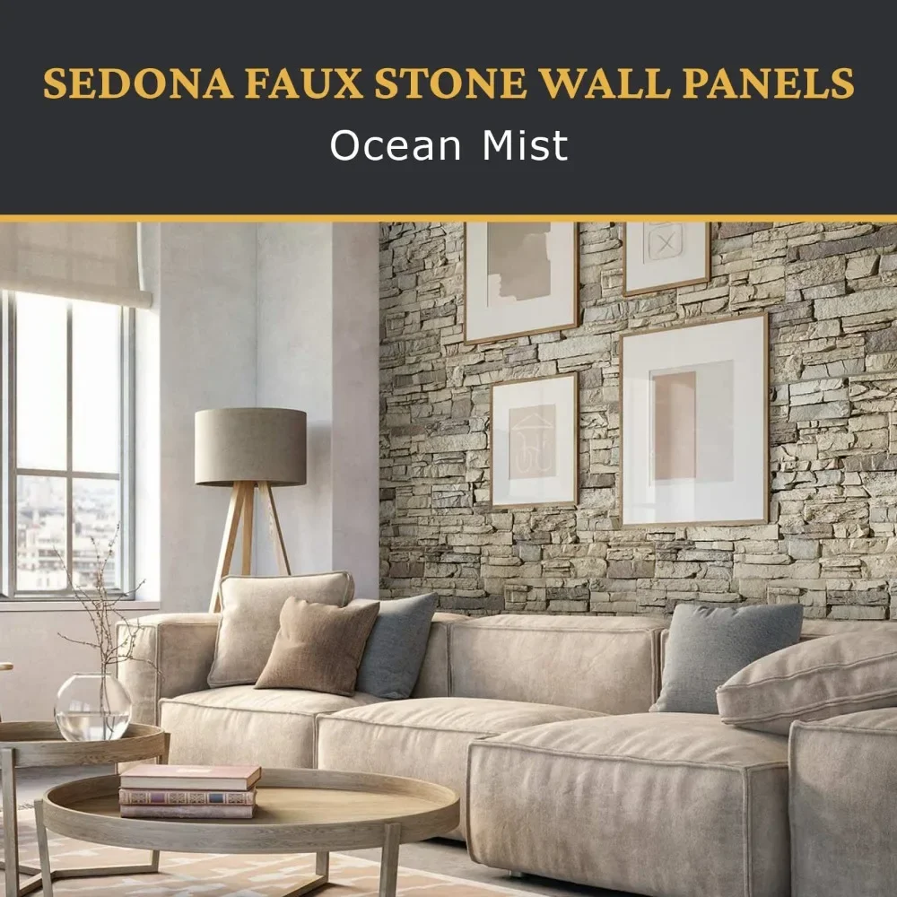 High-Density Polyurethane Faux Stone Wall Covering Panels for Interior and Exterior Decor 48