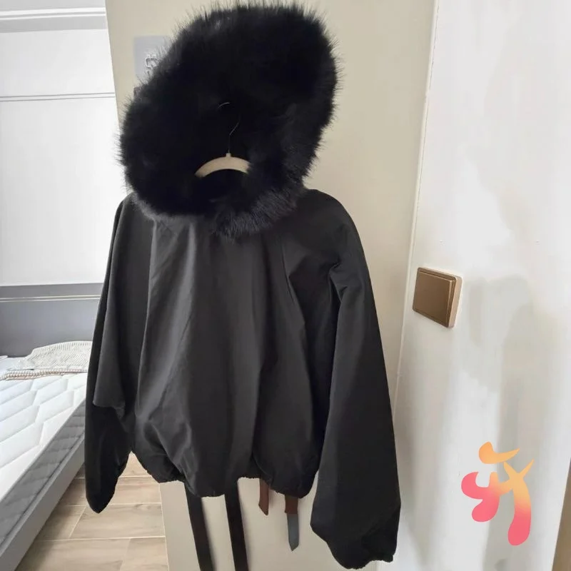 

Черная толстовка с меховым воротником, американские 25ss Kanye, толстовки большого размера для мужчин и женщин, уличная одежда, уличные толстовки, повседневная свободная ветровка