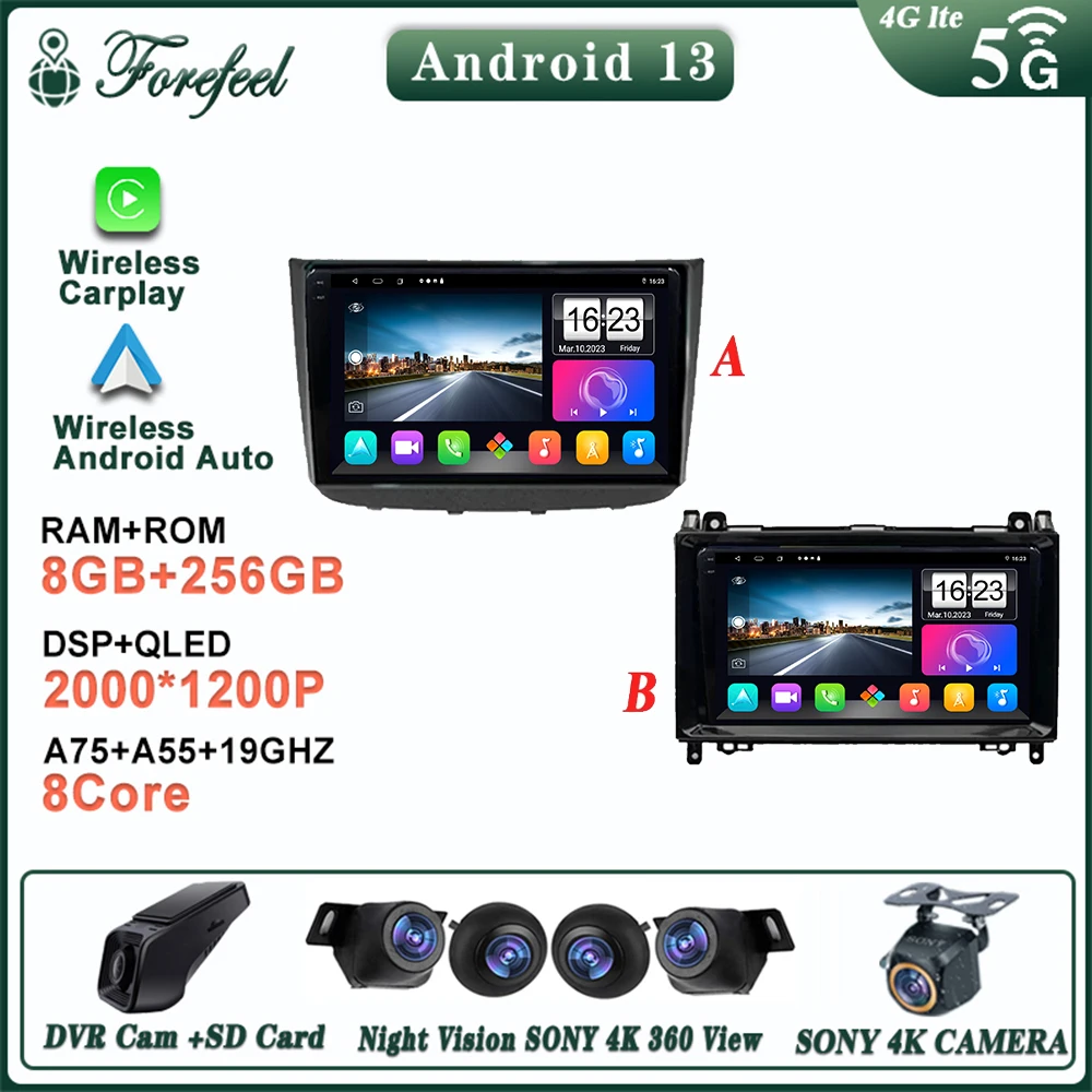 

Android Car Dvd For Mercedes-Benz Vito 2 Viano 2 W639 2003-2015 Multimedia Car GPS Navigation Radio High-performance CPU HDR 5G