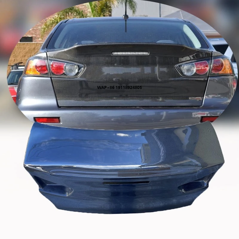 

For Lancer EX EVO Upgrade Rear Trunk Lid Cover Carbon Fiber Body Part