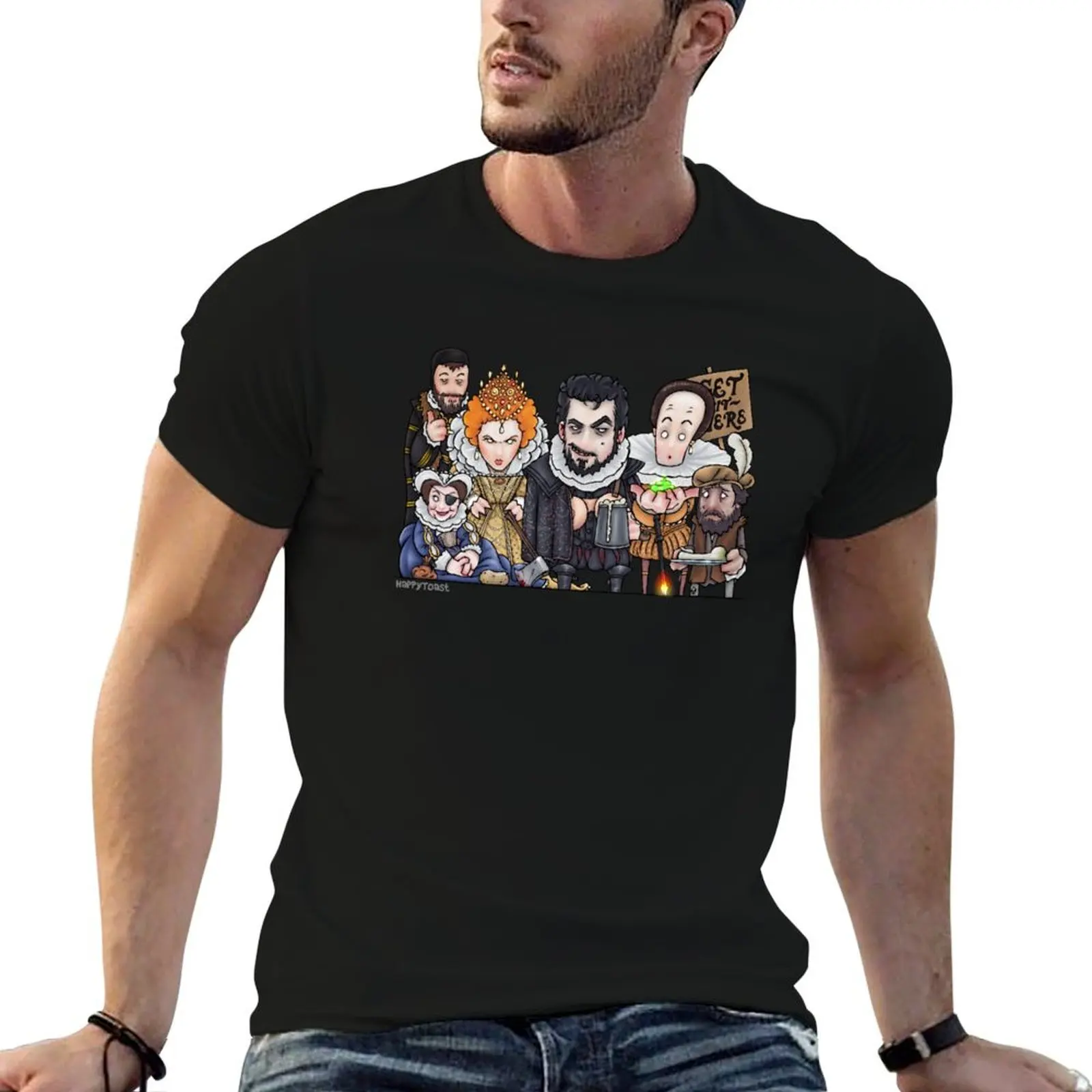 Blackadder II T-Shirt anime clothes clothes mens shirts graphic tee
