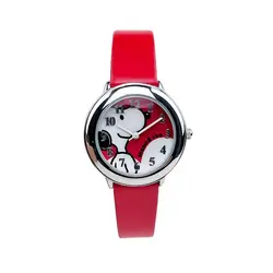 Nuovo Snoopy Kawaii carino ragazzi e ragazze orologio da cintura Anime Cartoon studente polso moda creativa orologio al quarzo periferico all'ingrosso