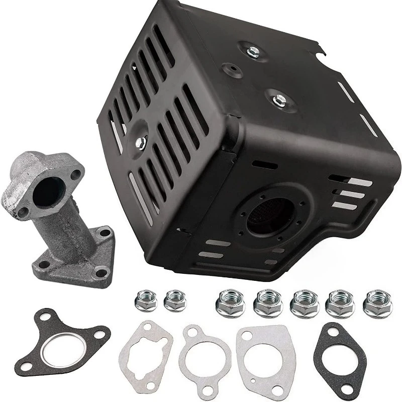 Heavy Duty 173/177F Muffler Kit Exhaust for 173F 177F Engine Power Equipment - view 2