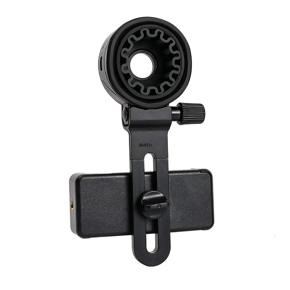 Upgrade Universal Cell Phone Adapter Bracket Clip Mount Soft Rubber Material for Binocular Monocular Spotting Scope Telescope