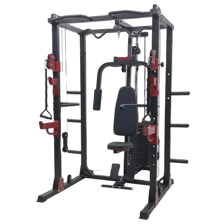 Home gym Smith machine multi-function Workout Integrated Trainer smith machine power squat rack