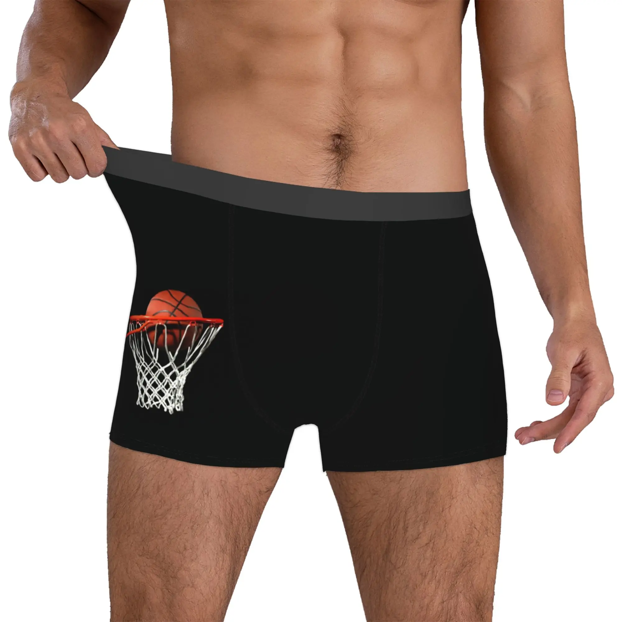 

Custom Basketball Boxers Shorts Men's Briefs Underwear Novelty Underpants