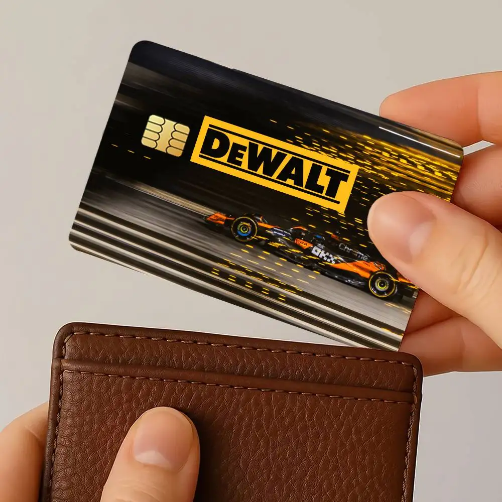 Fashion D-DeWalt-S Credit Card Stickers Skin for Bank Debit Decorative Protection 4PCS Anti-scratch Waterproof