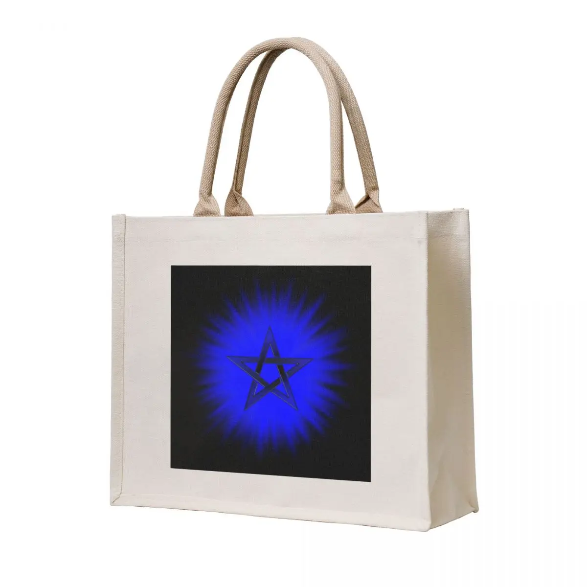 

Blue Star Pentagram Tote Bag Women's tote bag Women bags Women's beach bags