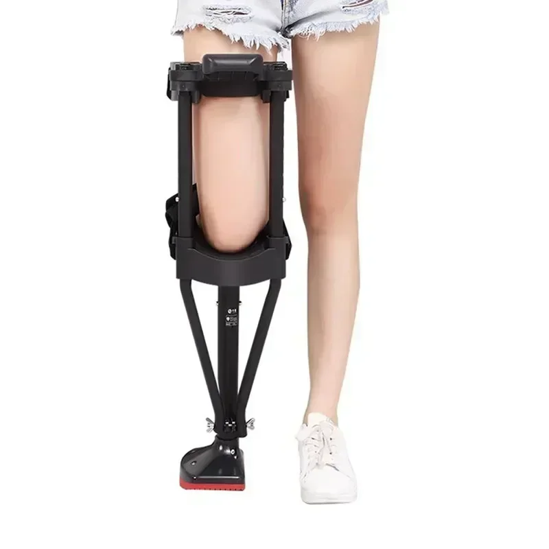 Support-Free Walking apply to Knee Walker Single-Leg Telescoping Assisted Walking Stick Hands Free Crutch Leg Knee Mobility
