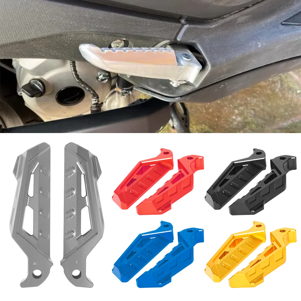 

For Yamaha XMAX400 XMAX300 XMAX250 XMAX125 Footpegs NMAX 125 155 160 Pedals Rest Pegs Pads Motorcycle Rear Passenger Footrests